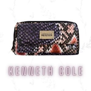Kenneth Cole Reaction Multicolor Snake Print Clutch